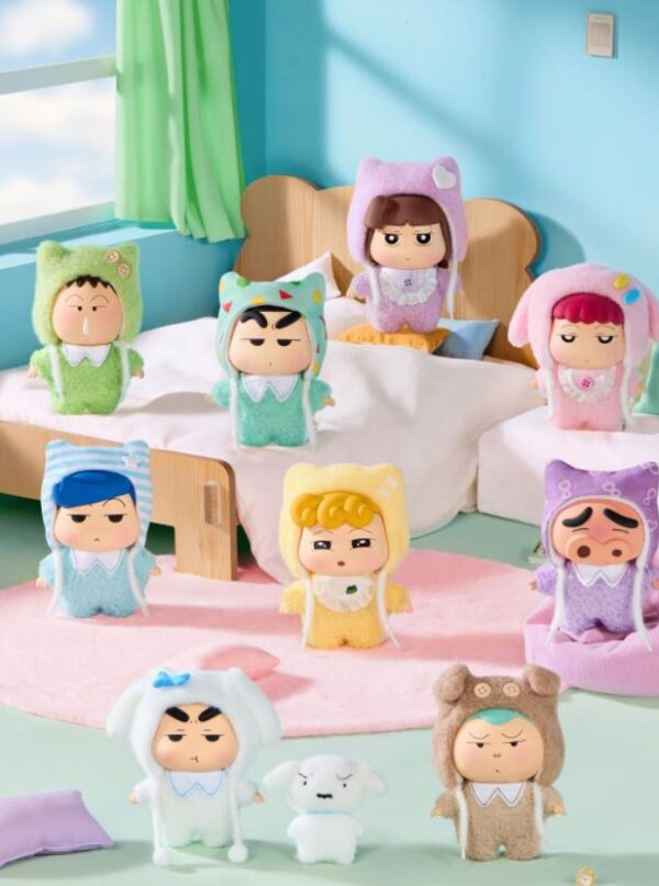 7/31   Crayon Shin-chan Sleepy All Day Series Mini Vinyl Plush Blind Box