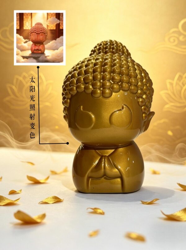 Hulai Series・Crimson Gold Buddha (Light-Reactive Version)