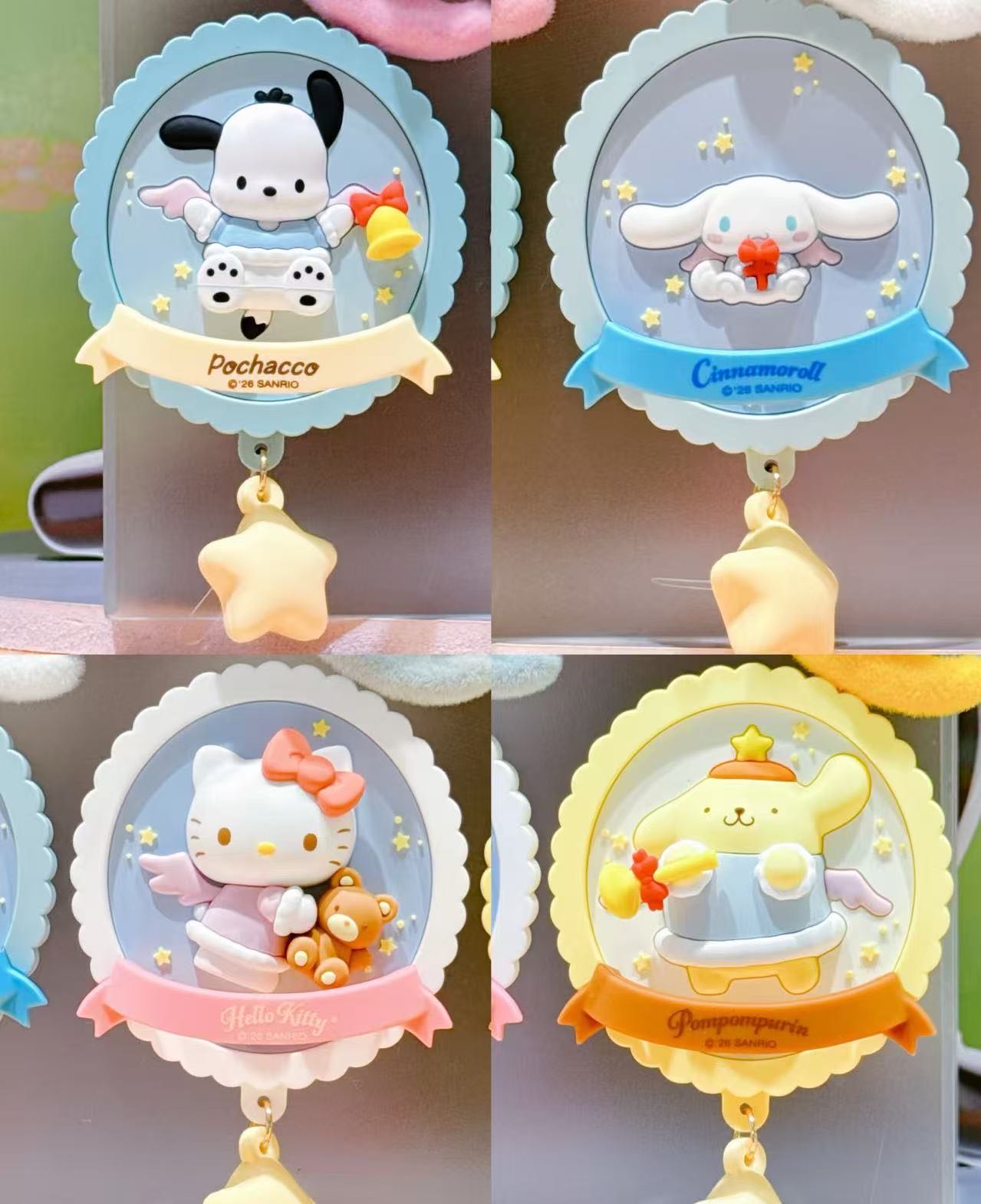 7/24 Sanrio Characters Little Angel Series Light-up Fridge Magnet Blind Box