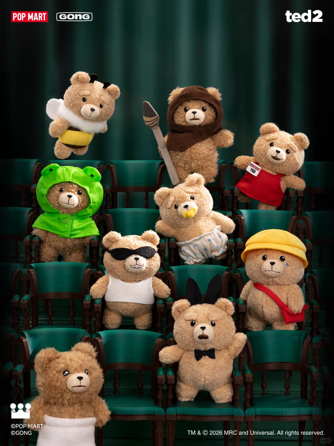7/22 GONG | Ted2 Baby Ted Articulated Plush Charm