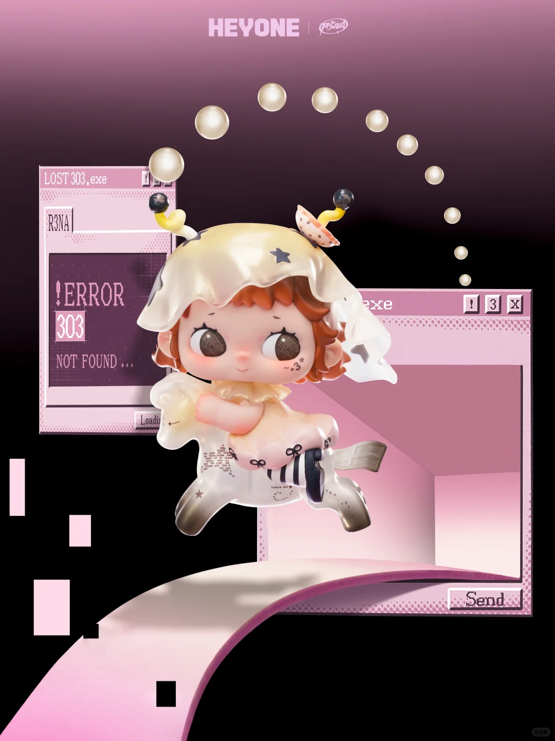 7/23 HEYONE - 33R3NA - Lost 303 - Figure Blind Box - Image 2