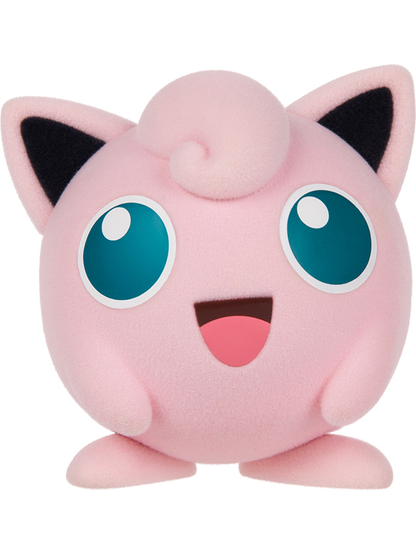 Pokémon Flocked Series Jigglypuff Figurine