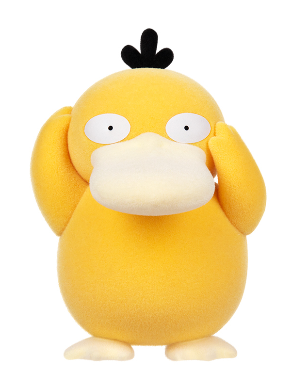 Pokémon Flocked Series Psyduck Figurine