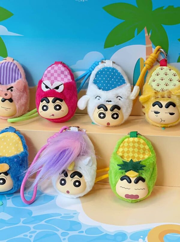 Crayon Shin‑chan‑Funny Slipper Vinyl‑Plush Charm