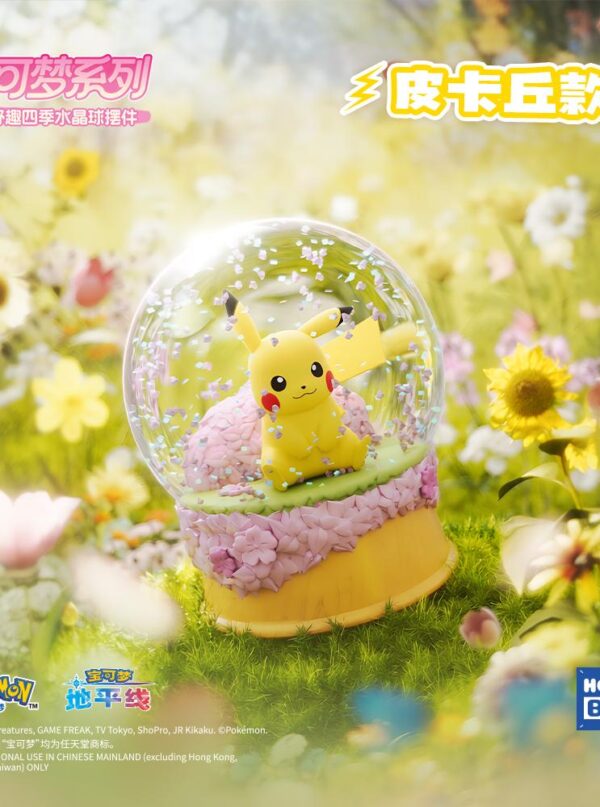 Pokémon Series: Four Seasons Nature Crystal Ball Figurines Pokémon Series: Four Seasons Nature Crystal Ball Figurines