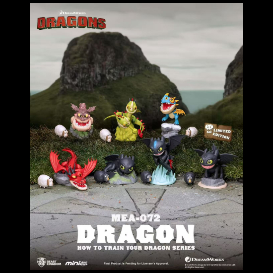 8/12 Beast Kingdom Mini Egg Attack How to Train Your Dragon Blind Box, Item No. MEA-072