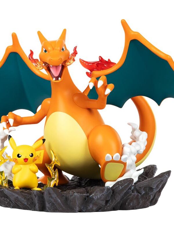 Pafig‑Good Partners Pokémon Pikachu & Charizard Figure Pafig‑Good Partners Pokémon Pikachu & Charizard Figure