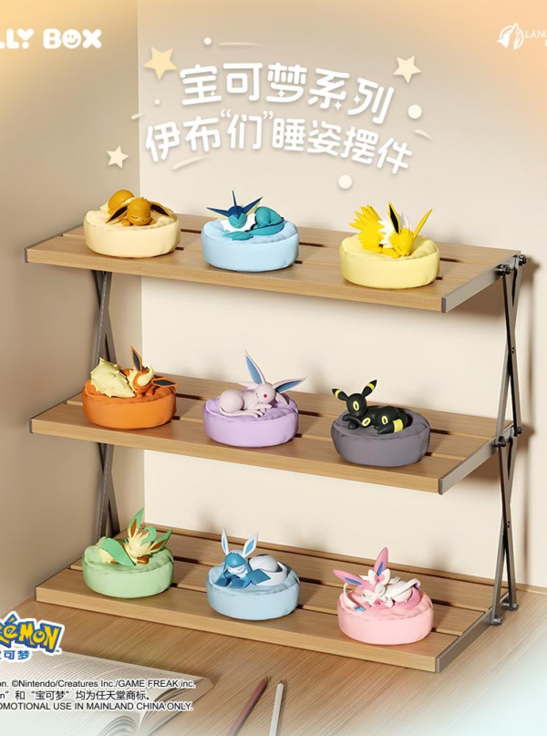 Pokémon Series Eeveelutions Sleeping Figurines Pokémon Series Eeveelutions Sleeping Figurines