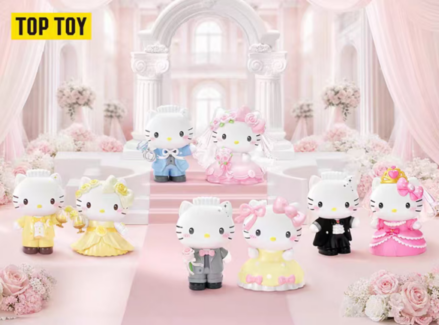 8/8 TOPTOY - Hello Kitty & Daniel Century Wedding Figure Blind Box