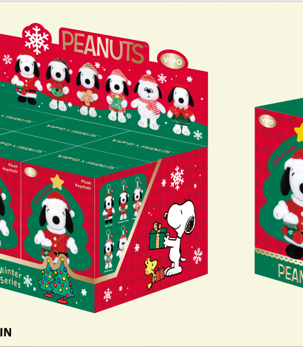 Snoopy Winter Plush Charm Blind Box 8/19 Snoopy Winter Plush Charm Blind Box
