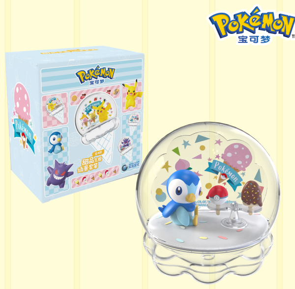 Pokémon‑Scene Diorama Set‑Dessert Slowpoke