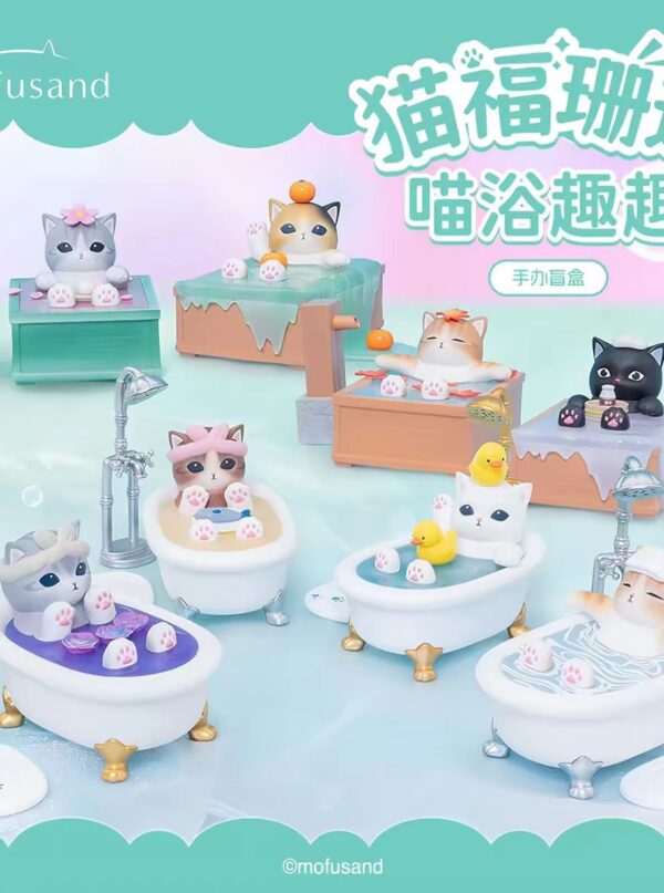 Mofusand Enjoy Bath Time Blind‑Box 8/28 Mofusand Enjoy Bath Time Blind‑Box