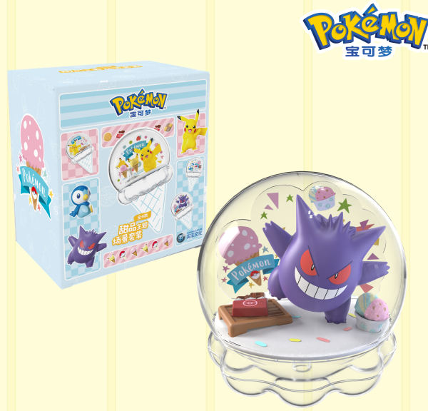 Pokémon‑Scene Diorama Set‑Dessert Gengar