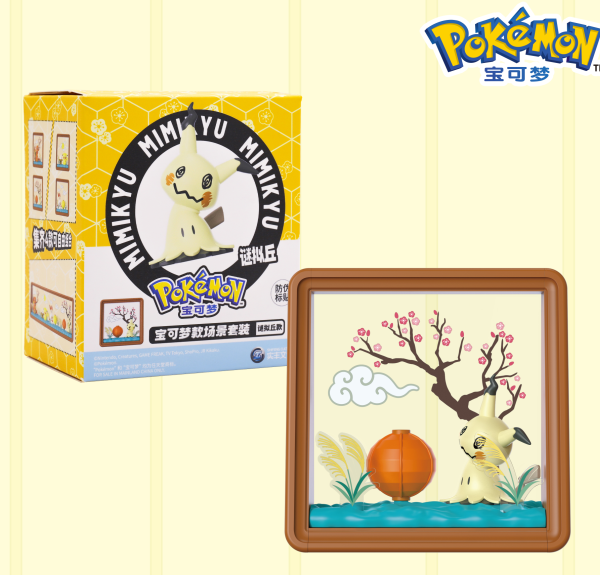 Pokémon‑Scene Diorama Set‑Night‑Scene Mimikyu