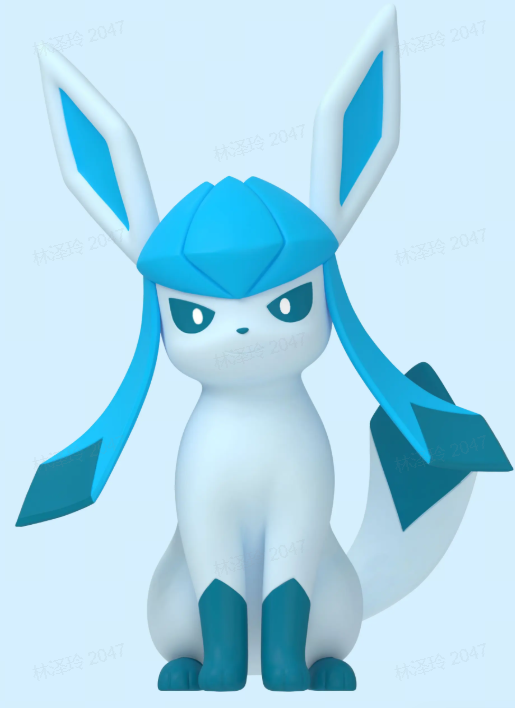 Pokemon Large Size Figure (40cm-50cm) - Pokemon Glaceon Large Size Figure Pokemon Large Size Figure (40cm-50cm) - Pokemon Glaceon Large Size Figure
