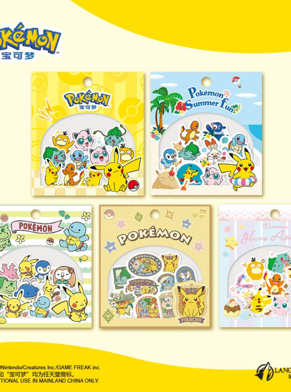 Pokémon Series Die-Cut Stickers