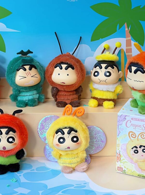 Crayon Shin‑chan‑Bug‑Fly Series‑Mini Doll‑XS Size‑Plush Blind Box