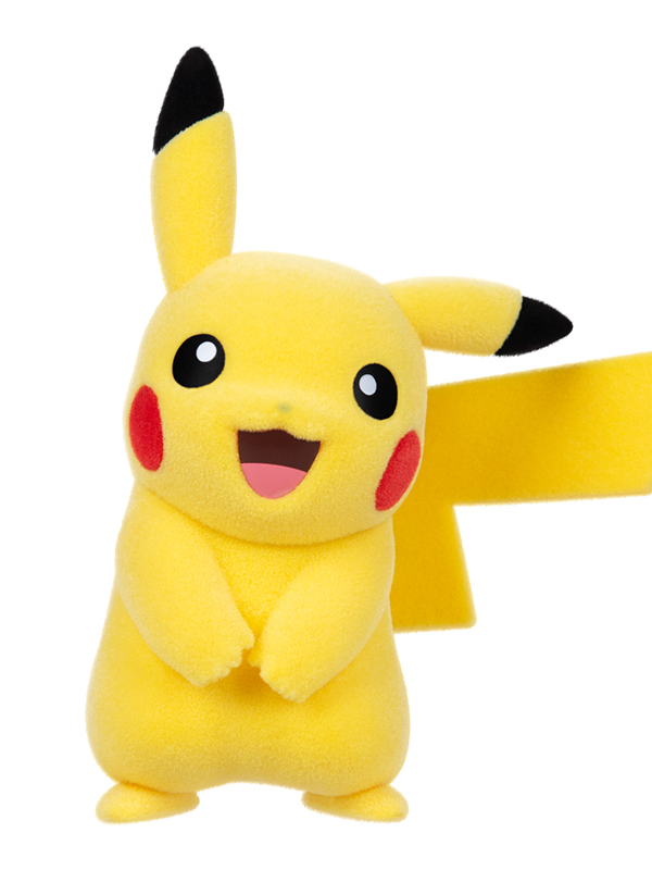 Pokémon Flocked Series Pikachu Figurine