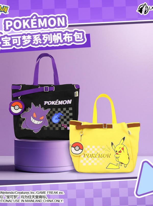 Pokémon Series Canvas Bags