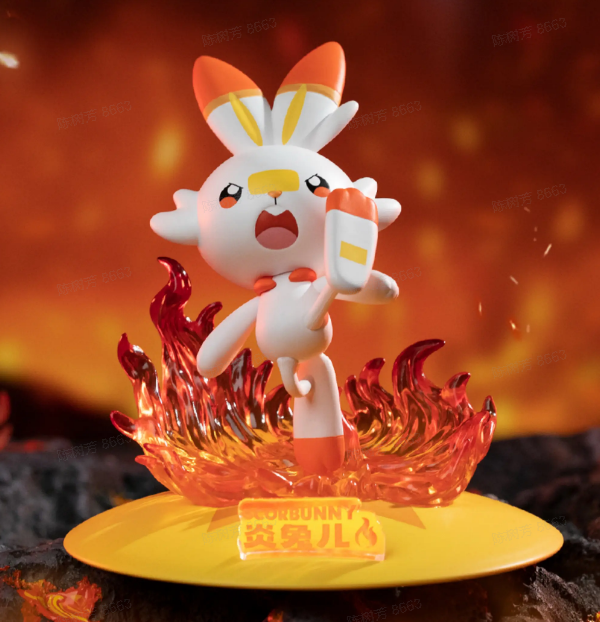 Pokémon Small Size Figure - Scorbunny Version