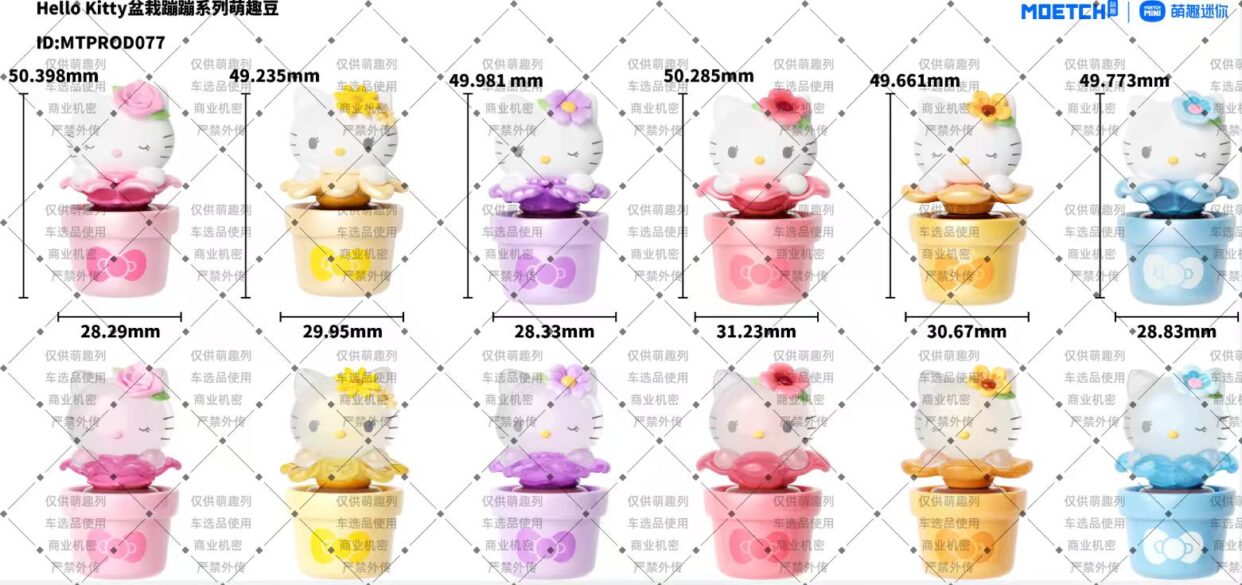 8/27 Hello‑Kitty Potted‑Plant Bouncy Series Cute Bean (Keycap)