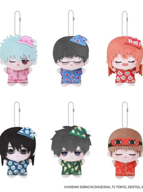 8/21 Bandai‑Gintama Chibi‑Gurumi Pajama Party Plush Doll