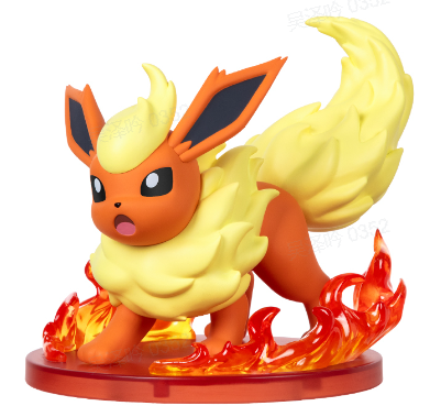 Pafig Pokémon Flareon Figure Pafig Pokémon Flareon Figure