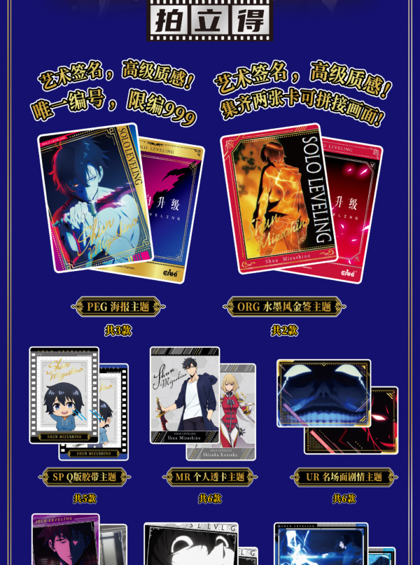 Solo Leveling‑Polaroid Card