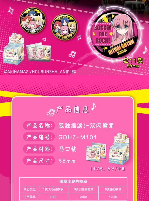 Bocchi The Rock! Badge
