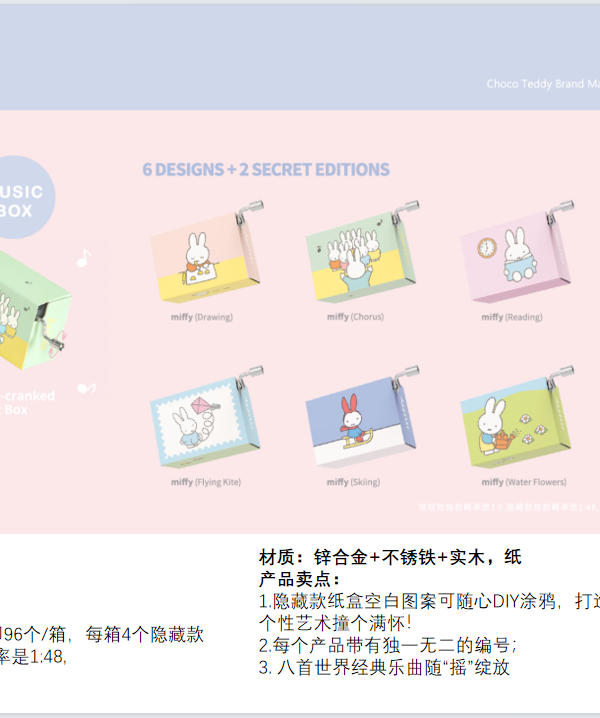 miffy Music Box Series Blind Box