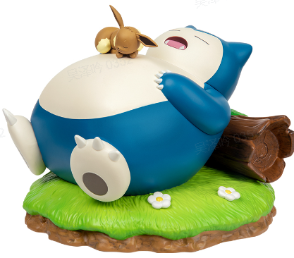 Pafig‑Good Partners Pokémon Snorlax & Eevee Figure Pafig‑Good Partners Pokémon Snorlax & Eevee Figure