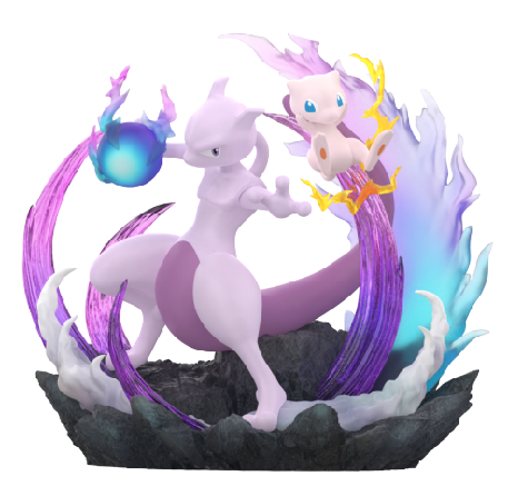 Pokémon Mewtwo & Mew Figure Pokémon Mewtwo & Mew Figure