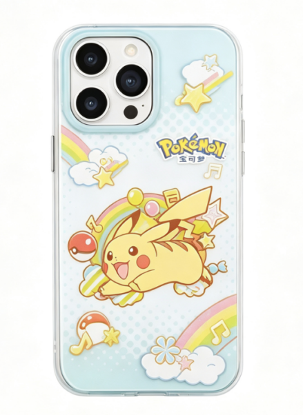 Pokémon Themed Grip Phone Case‑Vibrant Pikachu Version‑for iPhone