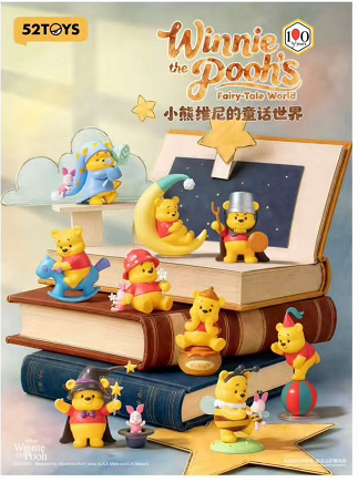 8/14 disney winnie the pooh fairy tale world series blind box