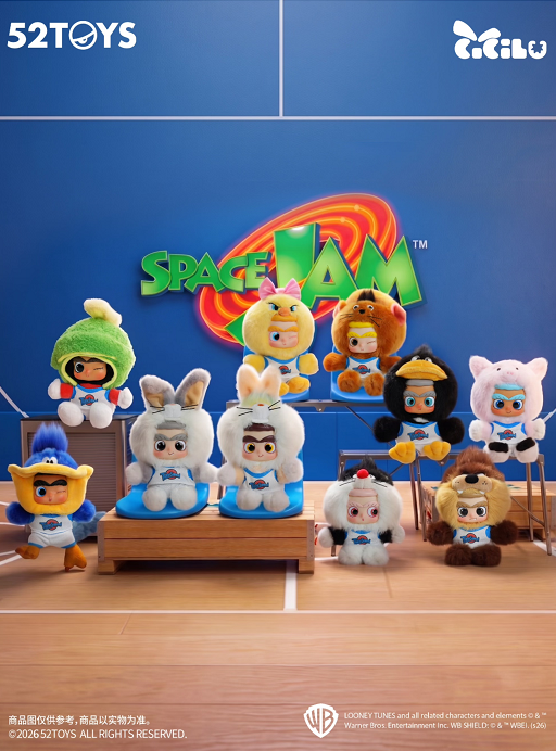 CiCiLu × Looney Tunes Space‑Jam Series Plush Charm Blind‑Box 8/28 CiCiLu × Looney Tunes Space‑Jam Series Plush Charm Blind‑Box
