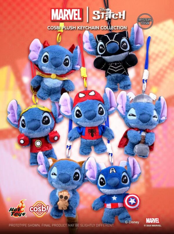 1 Hot Toys ZAKKA - Cosbi Plush Keychain: Marvel | Stitch