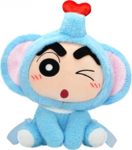 Crayon Shin‑chan‑3D Plush Backpack‑Blue Elephant