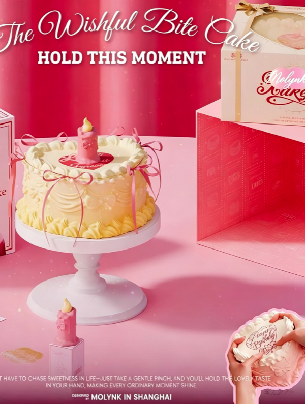 Squishy toys The Wishful Bite Cake Squishy‑Happy Birthday