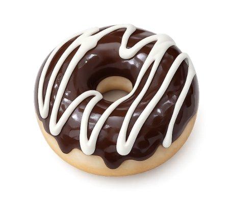 Squishy Toys--Chocolate Donut / Black