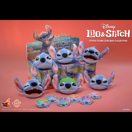Hot Toys ZAKKA - Cosbi Plush Keychain: Stitch Coin Bag Hot Toys ZAKKA - Cosbi Plush Keychain: Stitch Coin Bag
