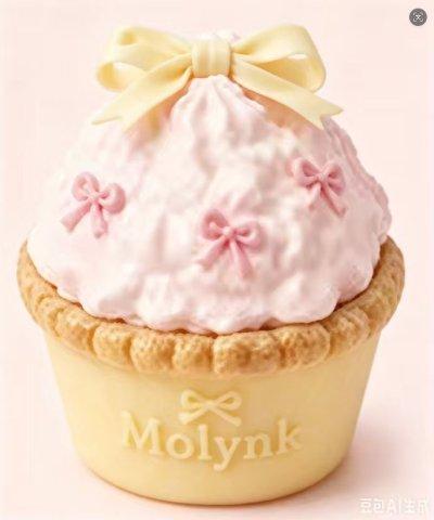 Squishy Toys--Macaron Cupcake‑Sakura Pink