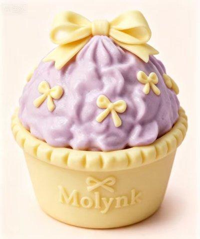 Squishy Toys--Macaron Cupcake‑Taro Purple