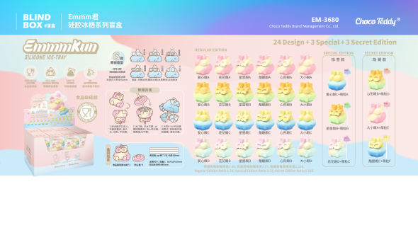 Emmmkun Silicone Ice Tray Series Blind Box