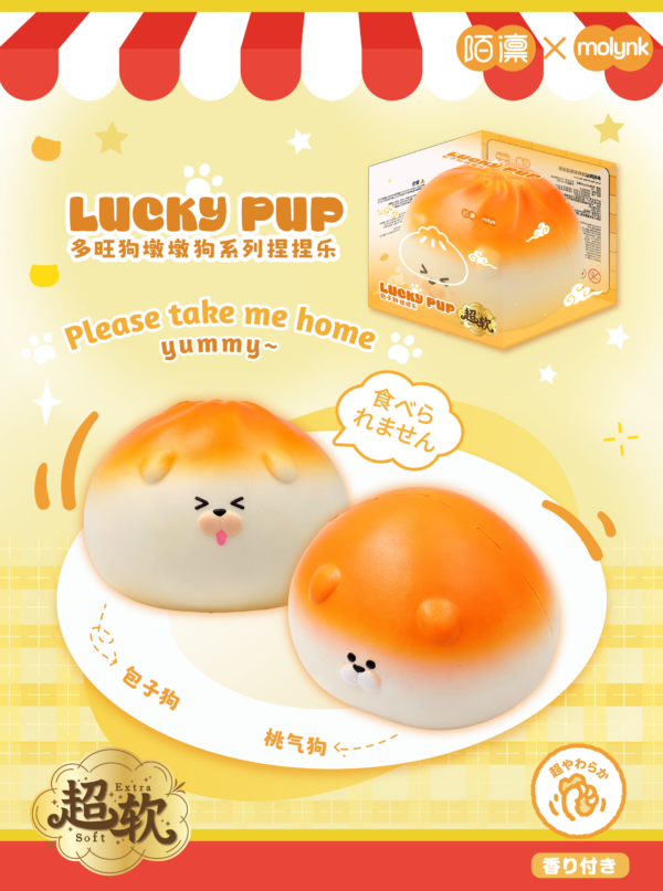 Bun Pup or Peach‑Vibe Pup