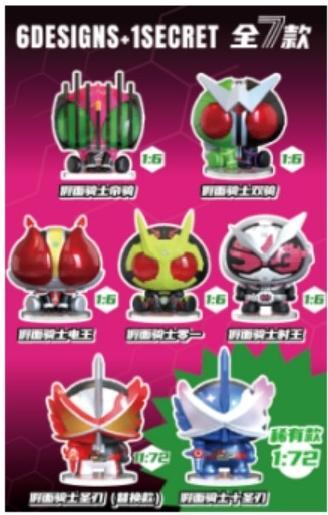 Mini Q‑Kamen Rider‑Palm Heroes Vol.1 Figure