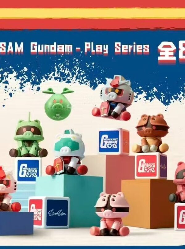 BNFQ SAMSAM Gundam‑Play Series Blind Box