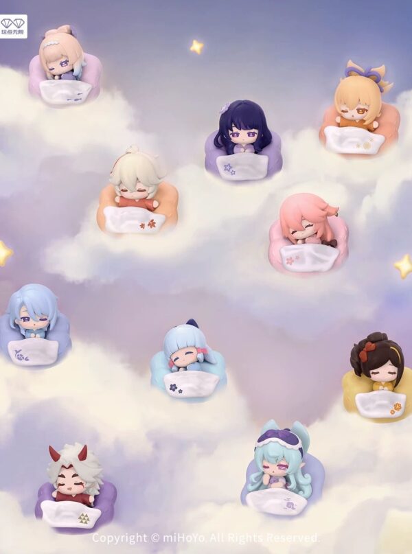 Genshin Impact Cloud Pillow Reverie Fridge Magnet Blind Box Genshin Impact Cloud Pillow Reverie Fridge Magnet Blind Box