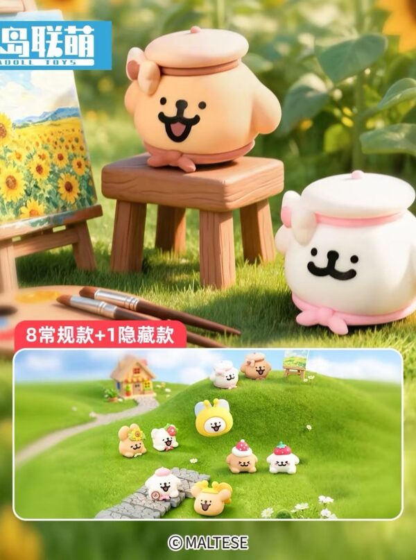 Maltese Puppy Cute Power Mini‑Theater PVC Pen Case Mini Beans Blind Bag Maltese Puppy Cute Power Mini‑Theater PVC Pen Case Mini Beans Blind Bag