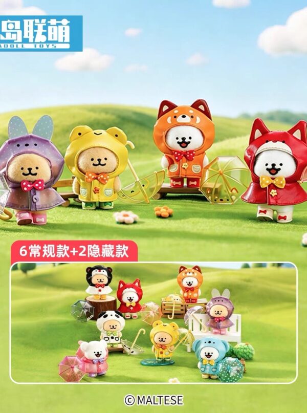 Maltese Puppy What To Do On Rainy Days Series PVC Figure Blind Box Maltese Puppy What To Do On Rainy Days Series PVC Figure Blind Box