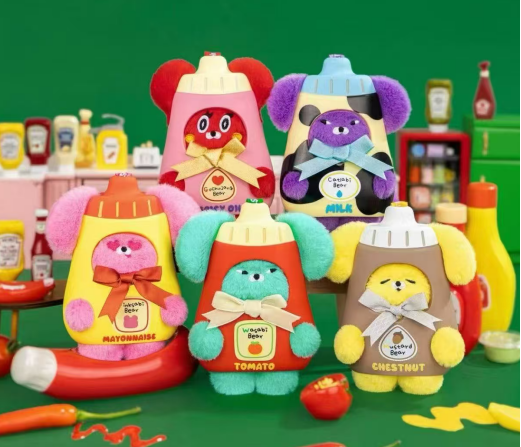 WASABI BEAR Flavor Series Plush Keychain Blind Box